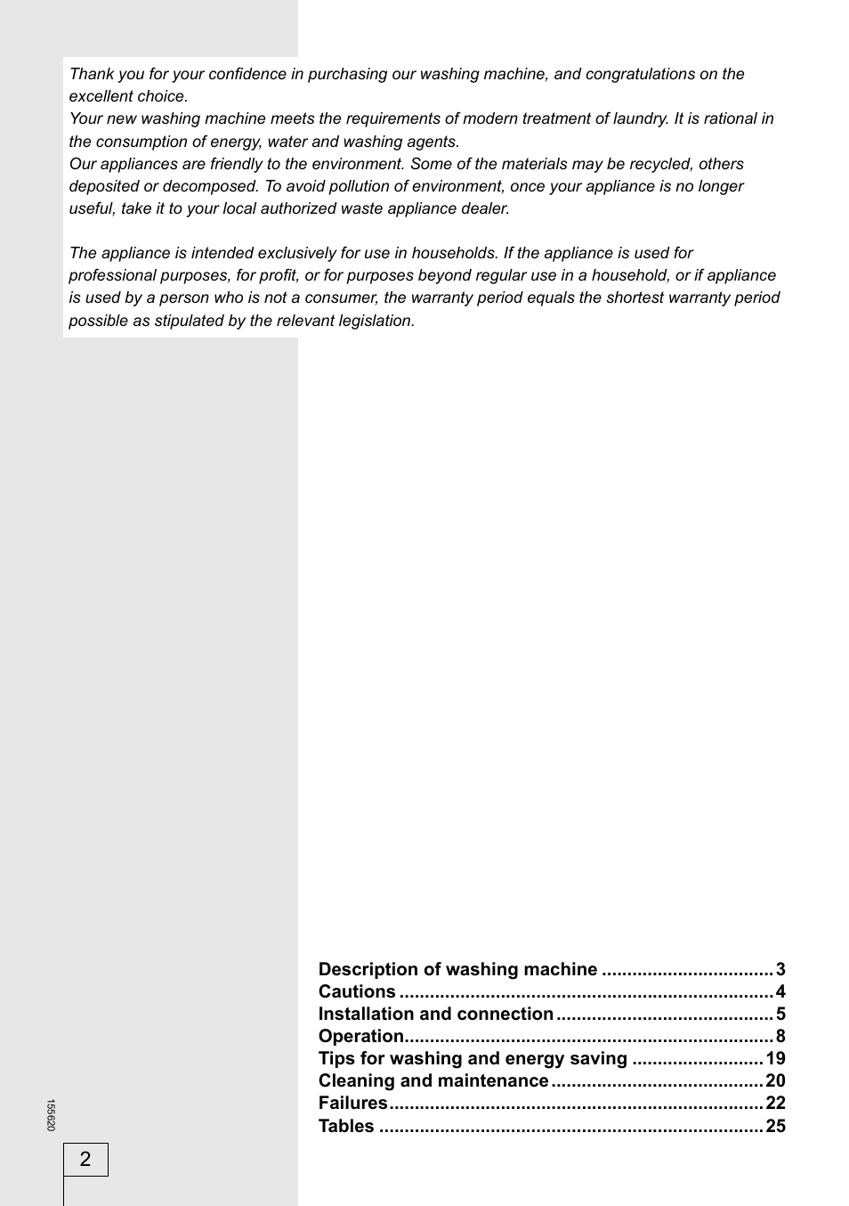 Smeg 155620 User Manual | Page 2 / 28