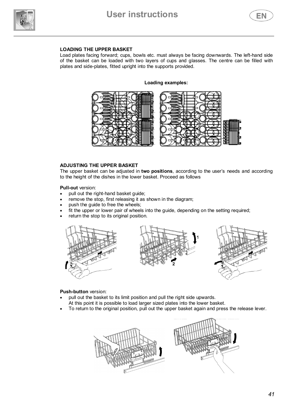 User instructions | Smeg ST143 User Manual | Page 18 / 24