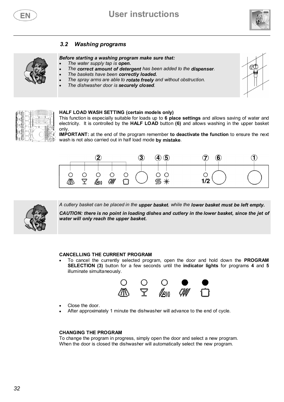 User instructions | Smeg ST143 User Manual | Page 9 / 24