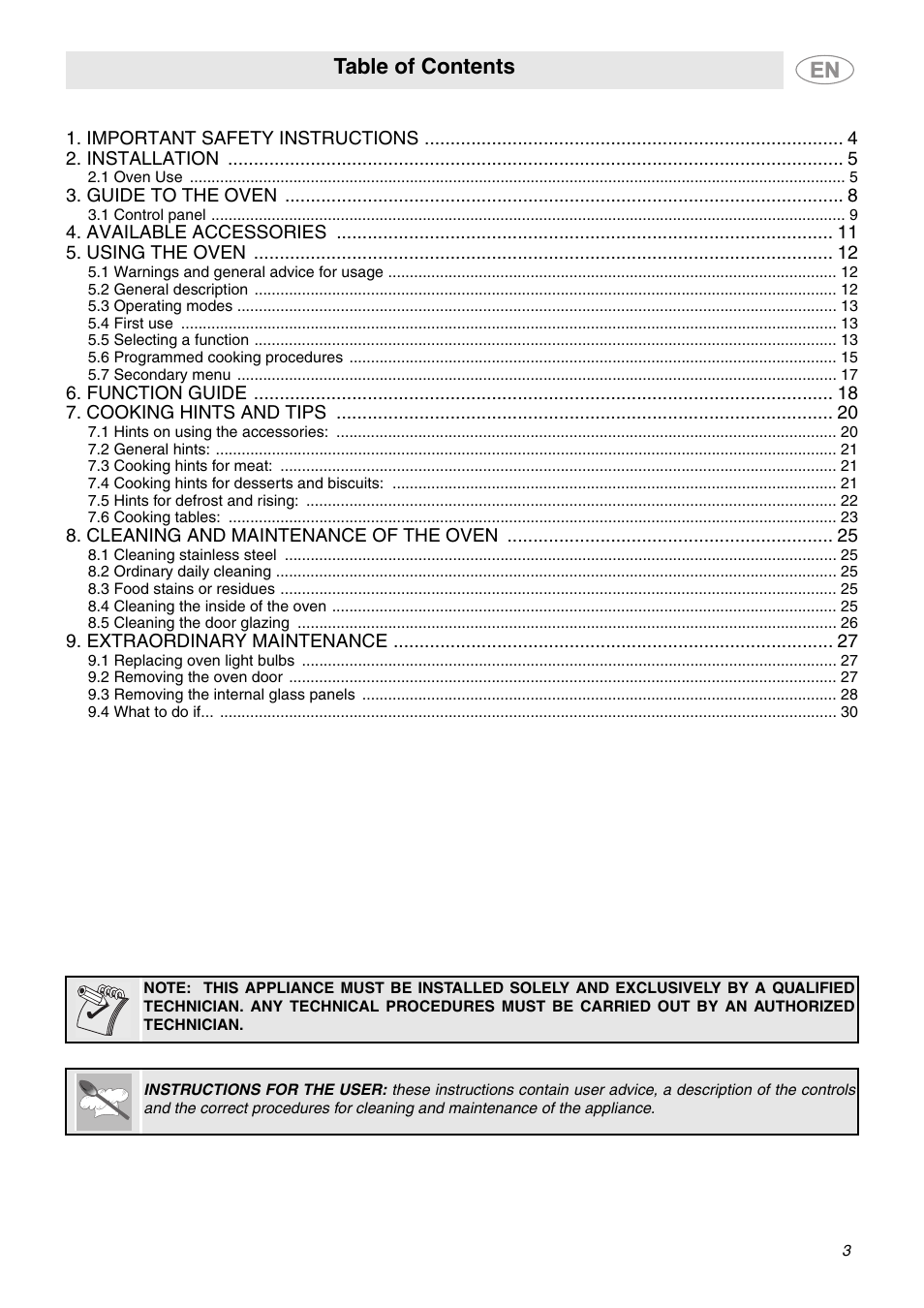 Smeg SC712U User Manual | 28 pages