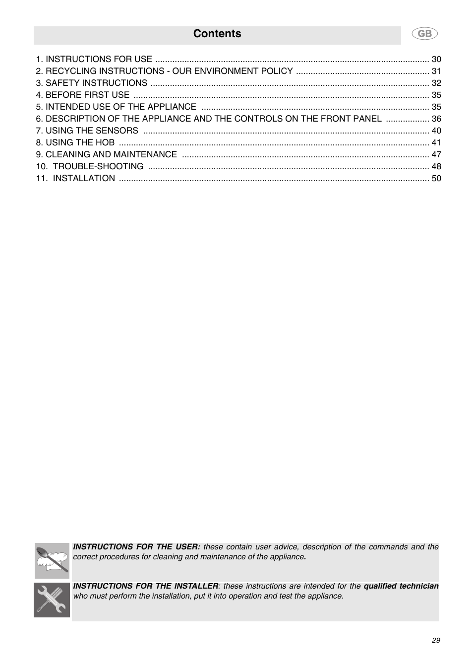 Smeg SE2642ID3 User Manual | 26 pages