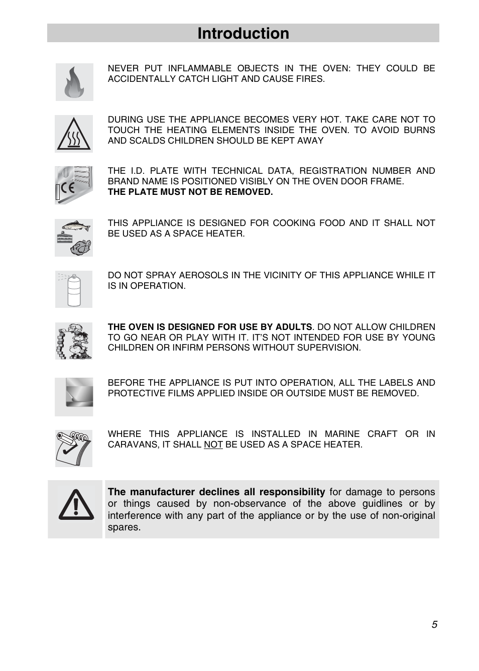 Introduction | Smeg SCA708X User Manual | Page 3 / 28