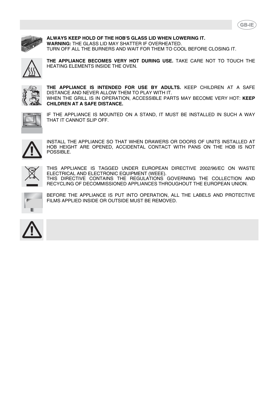 Presentation | Smeg CB61VES User Manual | Page 3 / 29