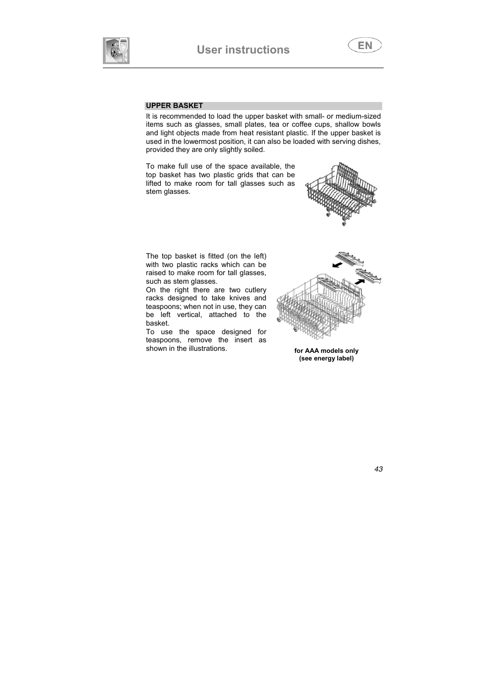 User instructions | Smeg APL12-1 User Manual | Page 28 / 36