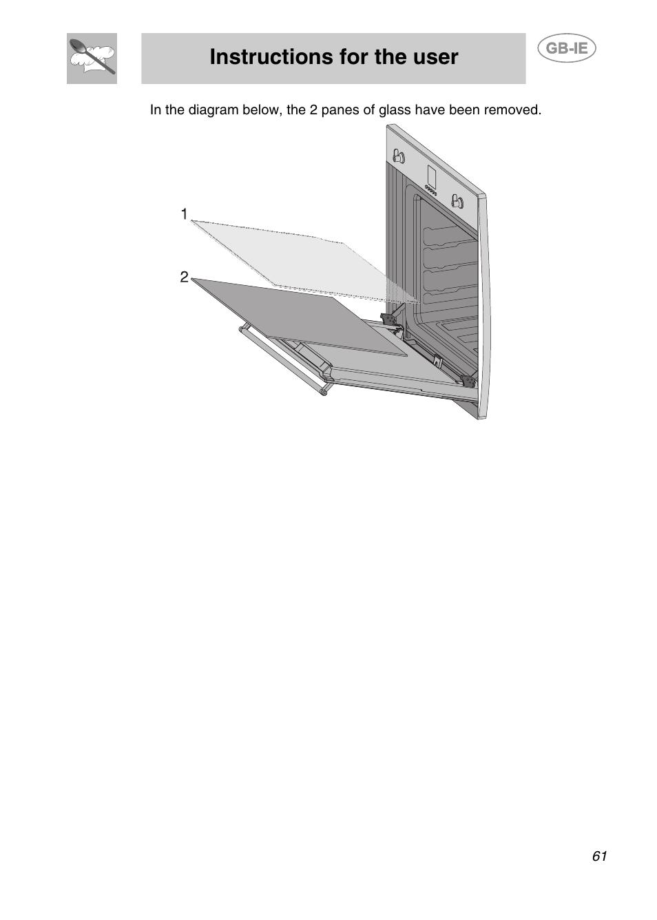 Instructions for the user | Smeg S399XPZ6 User Manual | Page 29 / 30