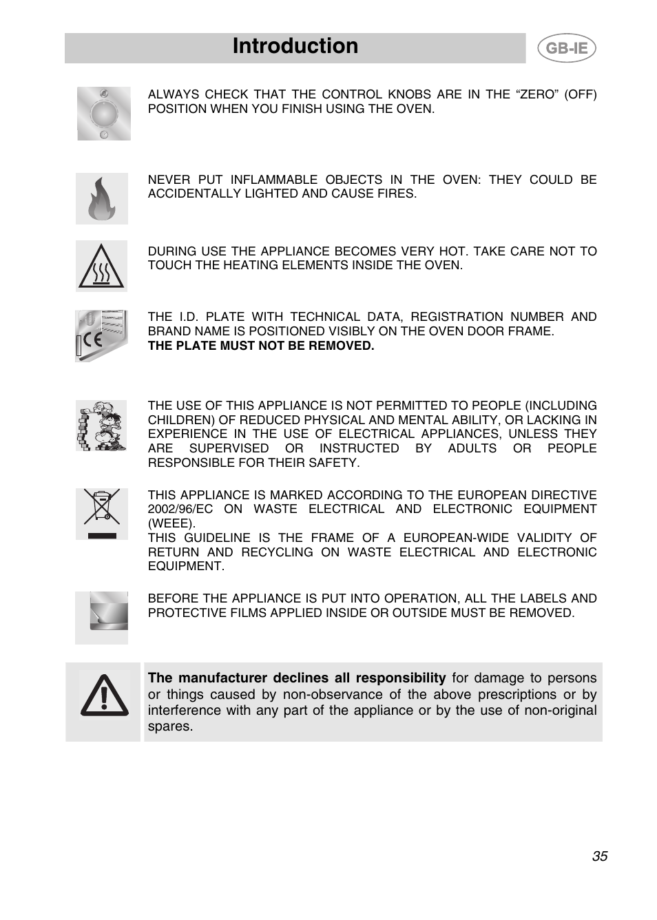 Introduction | Smeg S399XPZ6 User Manual | Page 3 / 30