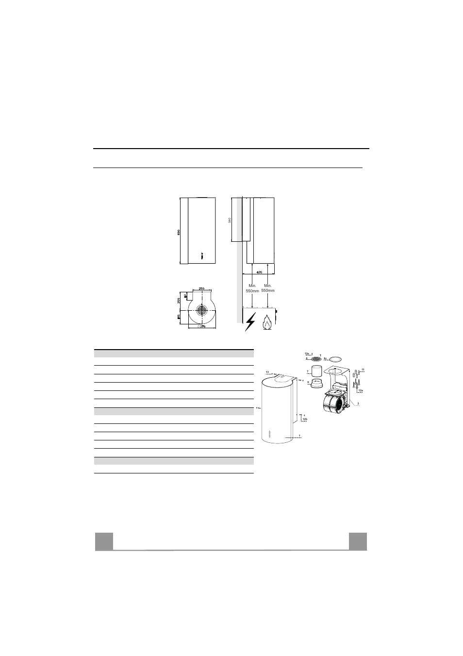 Characteristics, En 1 4 14, Dimensions | Components | Smeg KR37X User Manual | Page 5 / 12