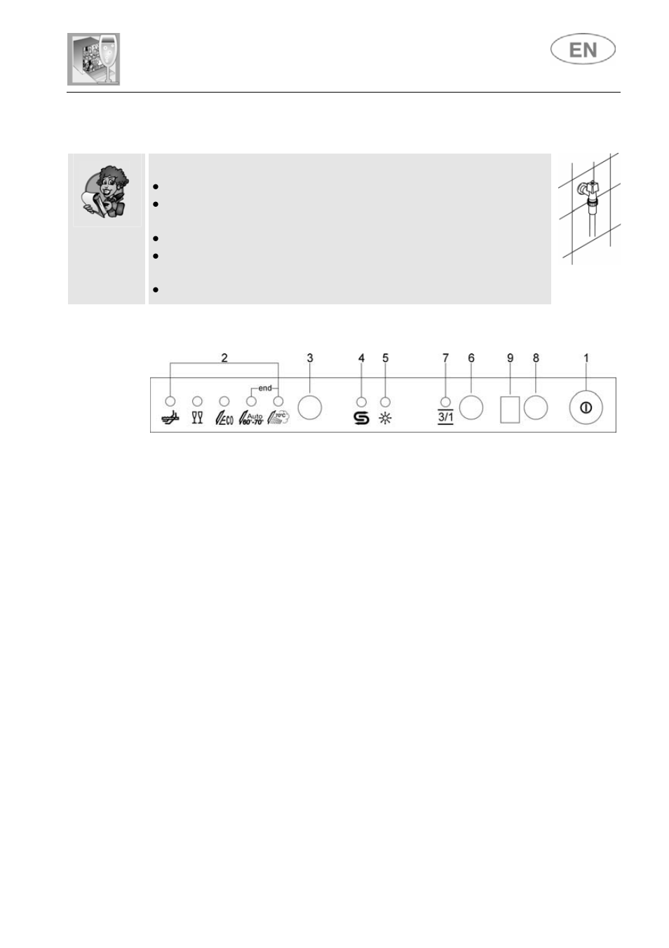 2 washing programs, User instructions | Smeg DF41-7 User Manual | Page 12 / 31