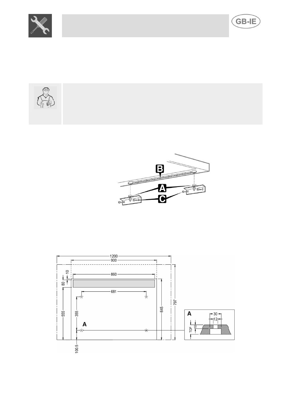 Installation of the appliance, Positioning, Fixing | Instructions for the installer | Smeg AS21T76F User Manual | Page 4 / 13