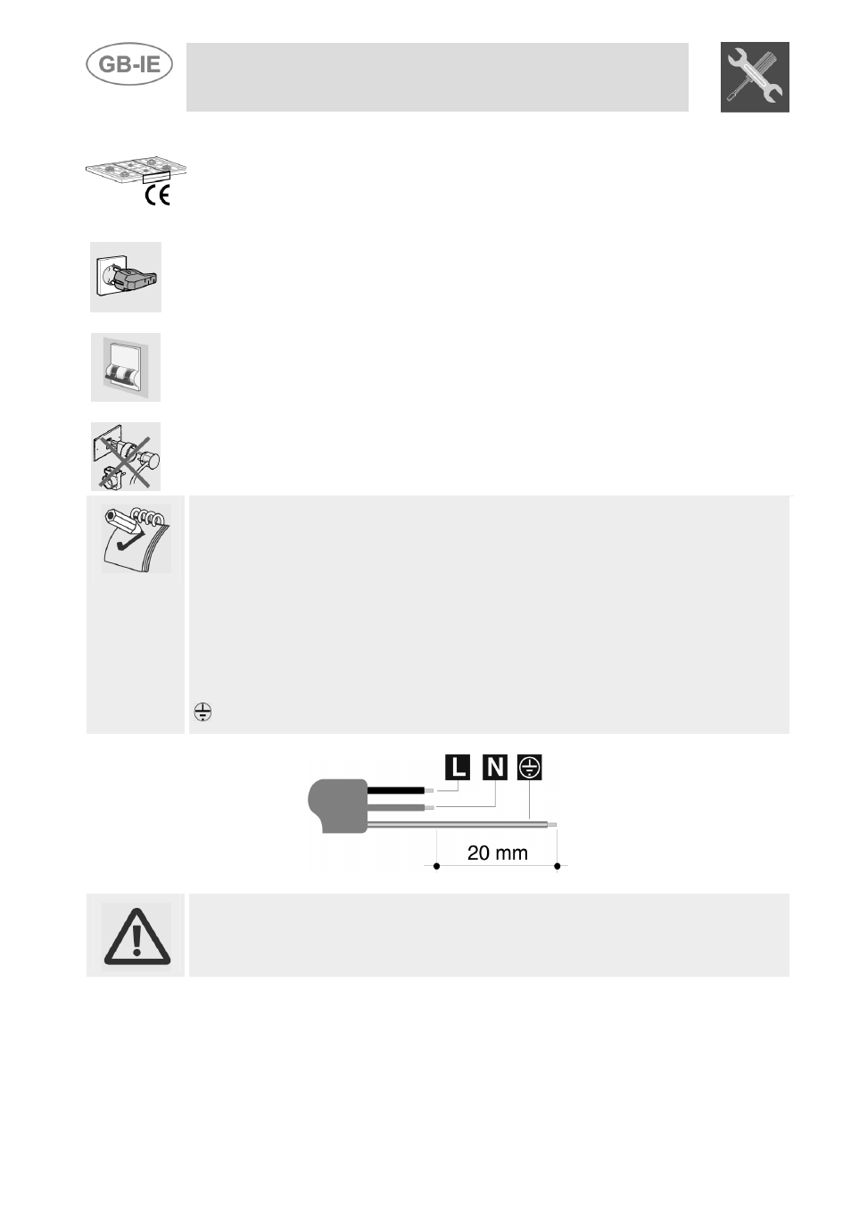 Electrical connection, Instructions for the installer, 2 electrical connection | Smeg AS21T76F User Manual | Page 5 / 13