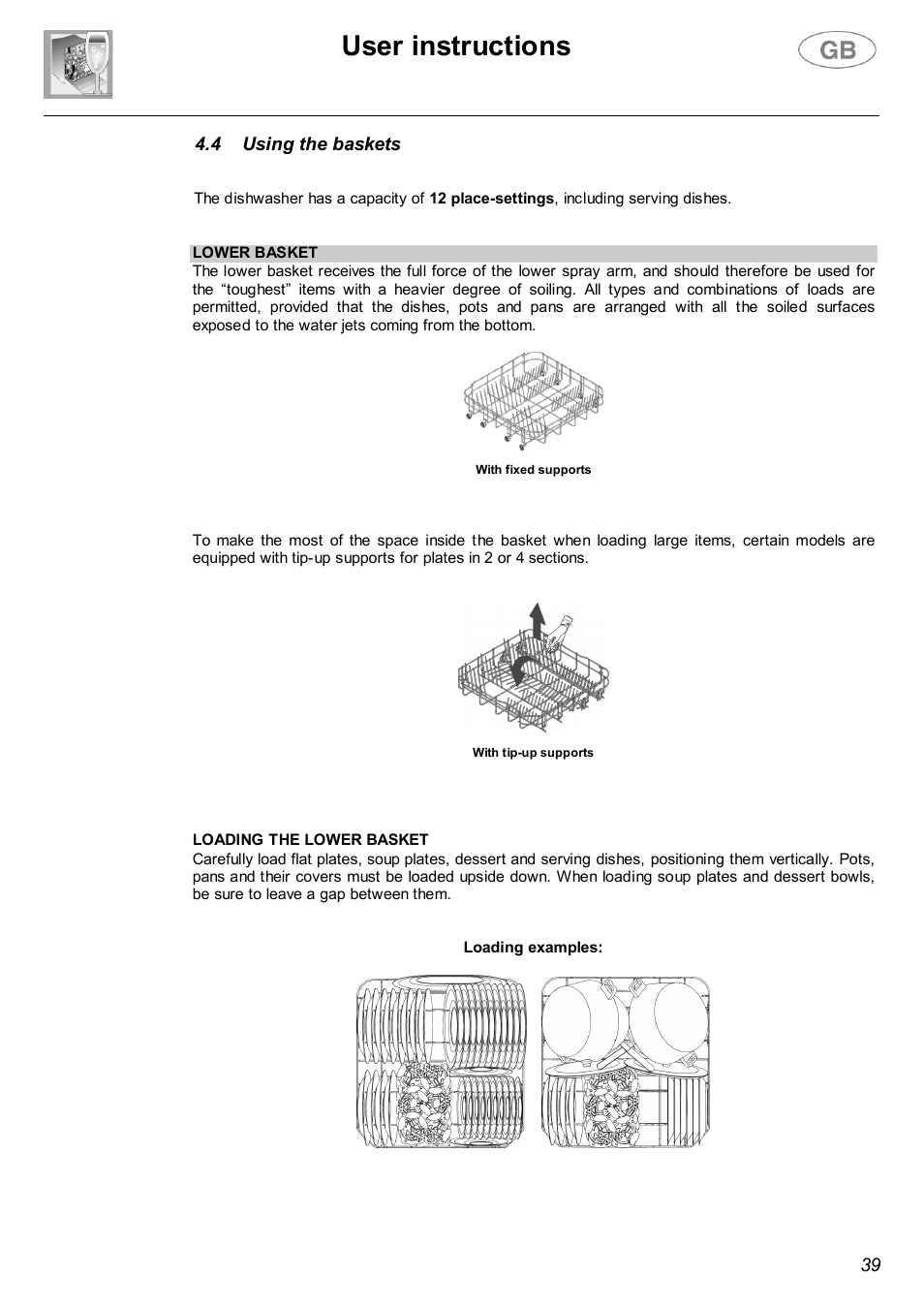 User instructions | Smeg SA682X User Manual | Page 16 / 25