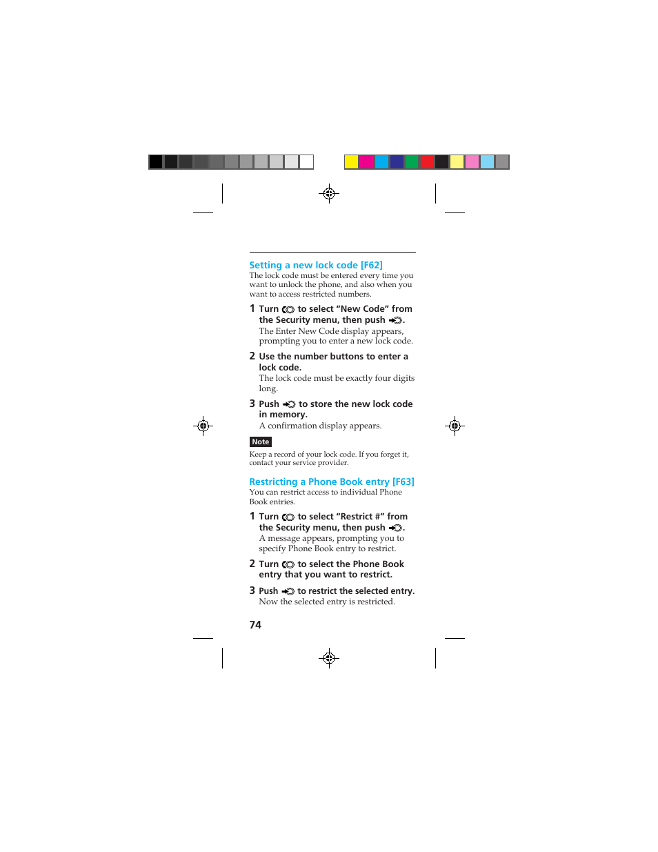 Sony CMD-Z100 User Manual | Page 74 / 100