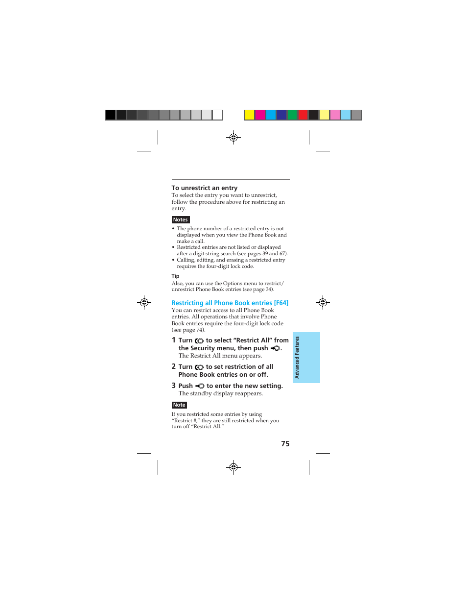 Sony CMD-Z100 User Manual | Page 75 / 100