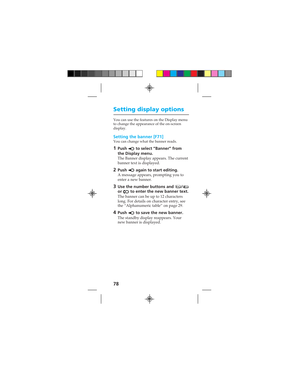 Setting display options | Sony CMD-Z100 User Manual | Page 78 / 100