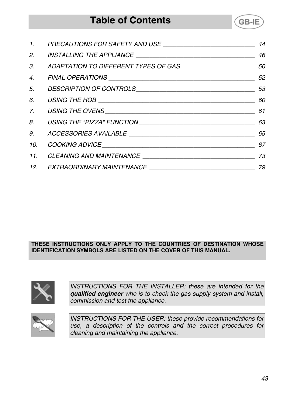 Smeg A4-5 User Manual | 38 pages