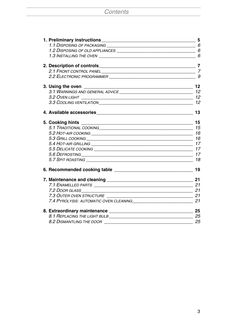 Smeg SA1010X-5 User Manual | 24 pages