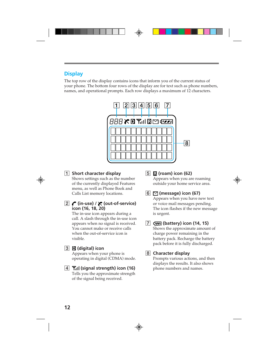 Sony CM-B1200 User Manual | Page 12 / 84