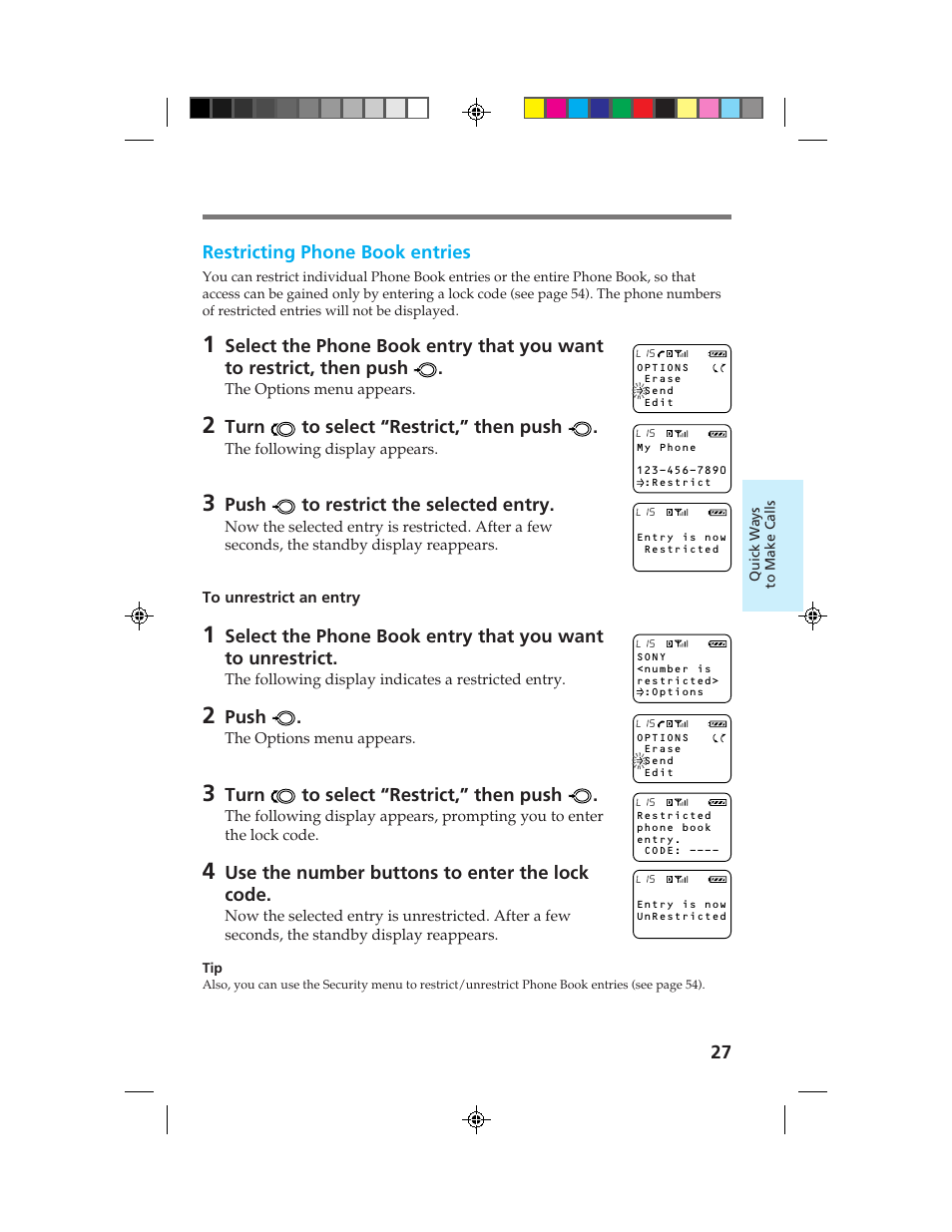 Sony CM-B1200 User Manual | Page 27 / 84