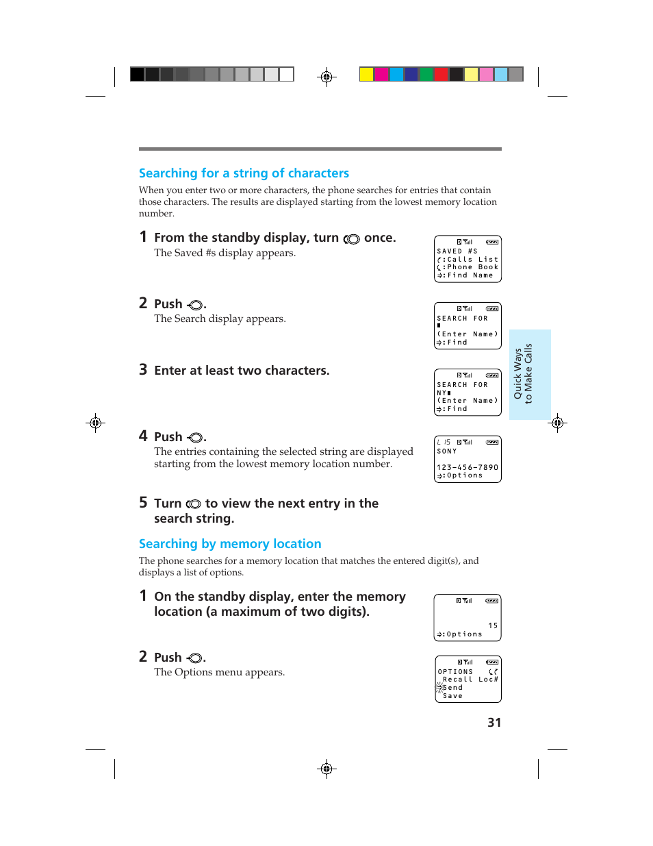 Sony CM-B1200 User Manual | Page 31 / 84