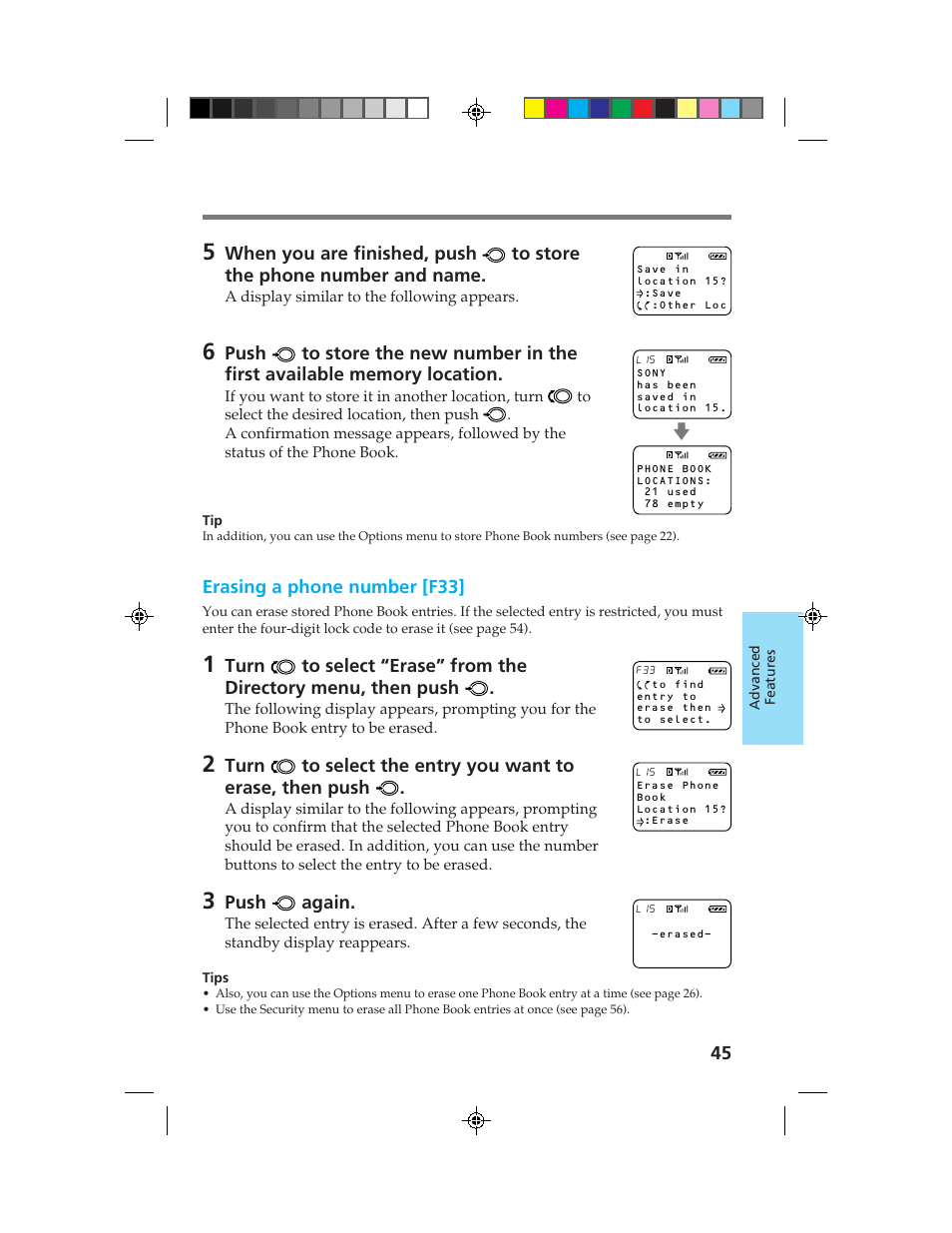 Sony CM-B1200 User Manual | Page 45 / 84