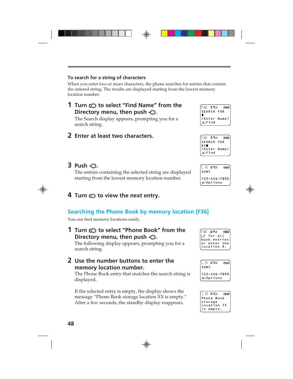 Sony CM-B1200 User Manual | Page 48 / 84