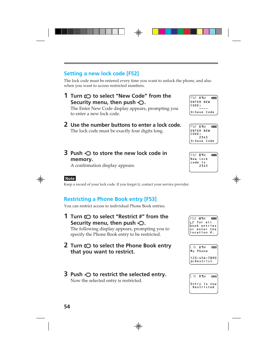 Sony CM-B1200 User Manual | Page 54 / 84