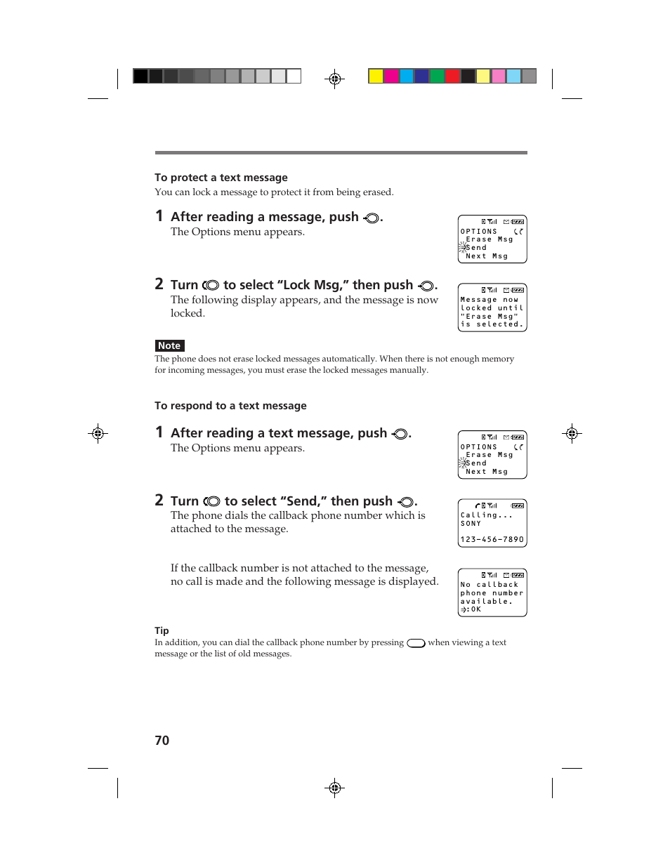 Sony CM-B1200 User Manual | Page 70 / 84
