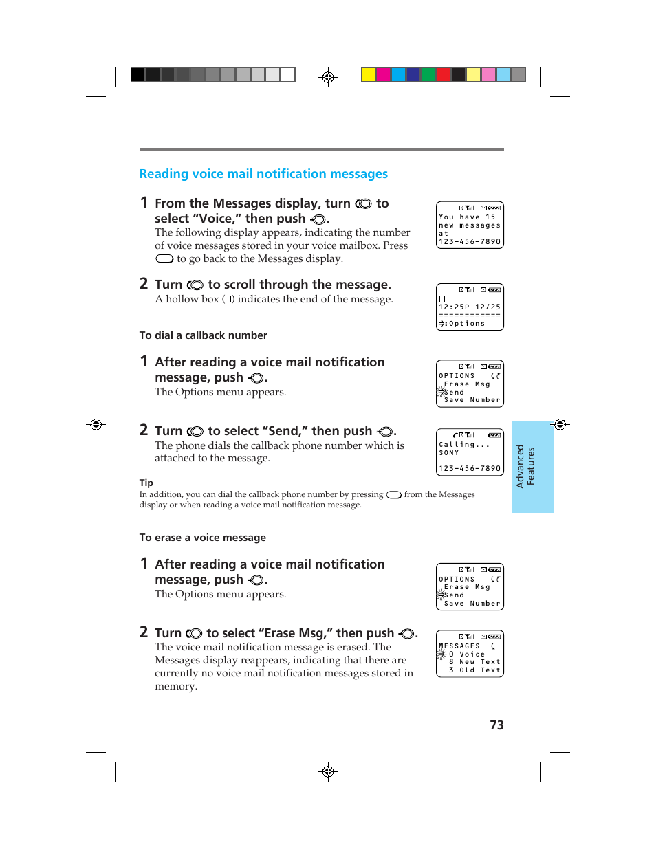 Sony CM-B1200 User Manual | Page 73 / 84