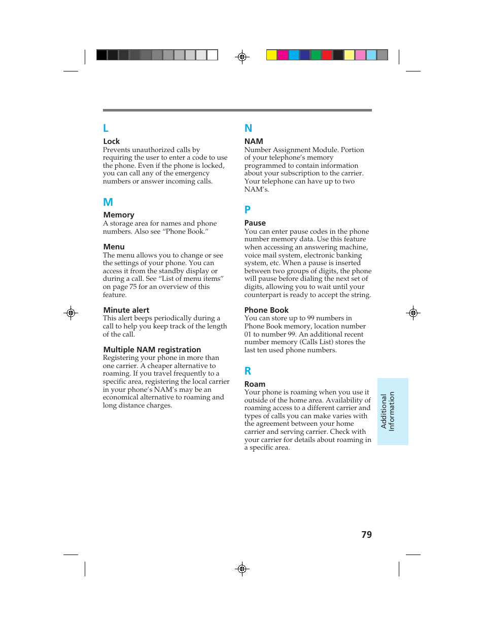 Sony CM-B1200 User Manual | Page 79 / 84