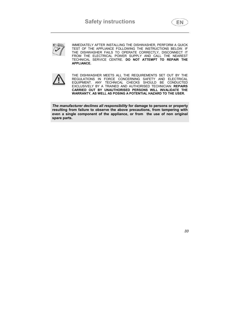 Safety instructions | Smeg LSA6051B User Manual | Page 14 / 35