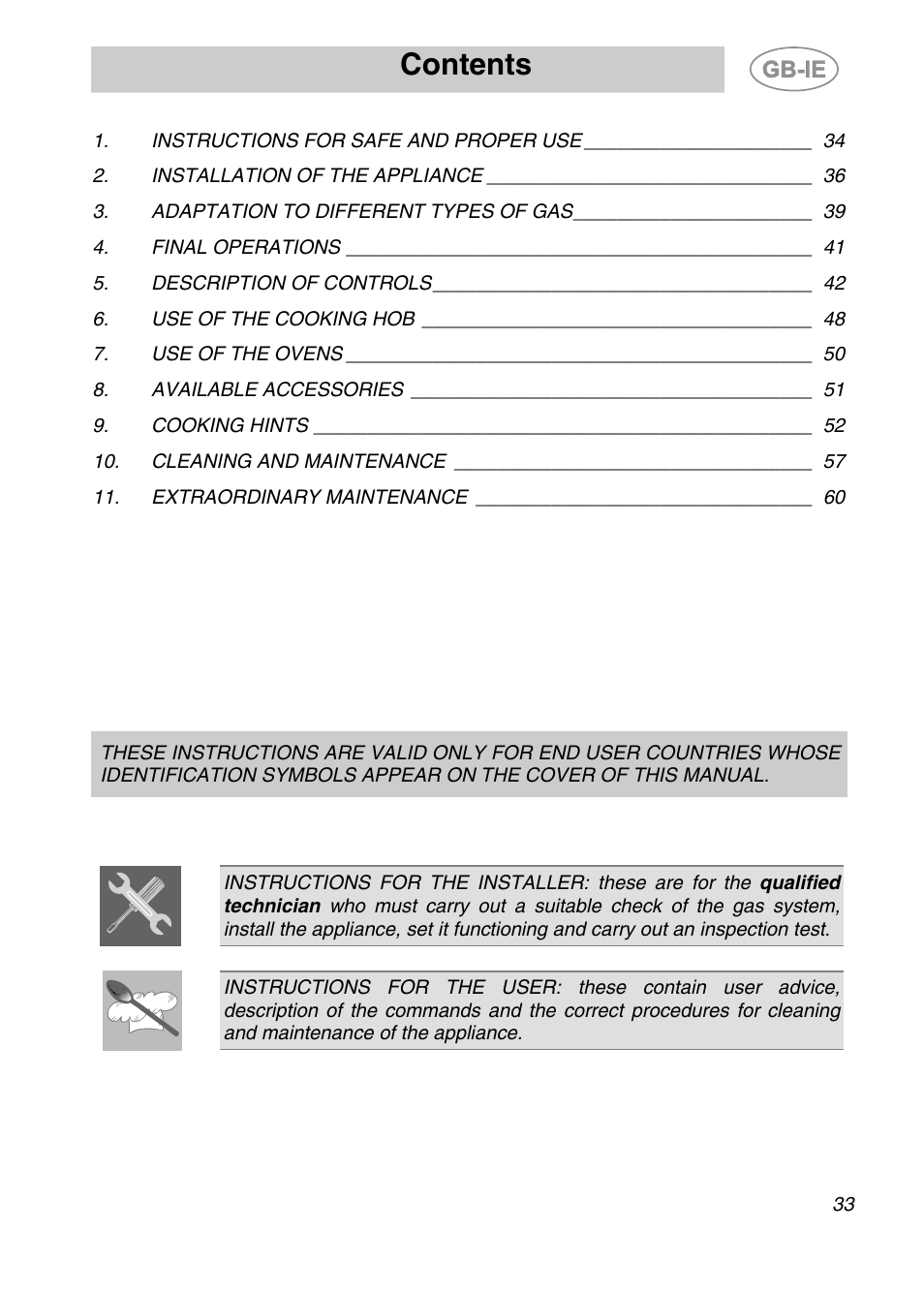 Smeg A42-6 User Manual | 29 pages