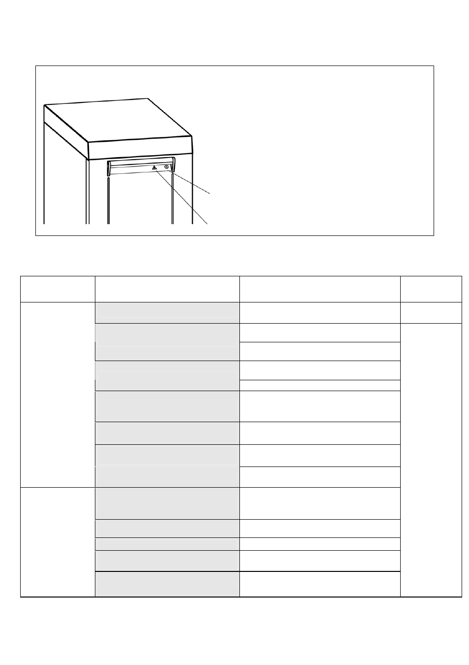 List of faults, A) no osmosis-treated water delivery, Faults | Smeg WO-01 User Manual | Page 16 / 23