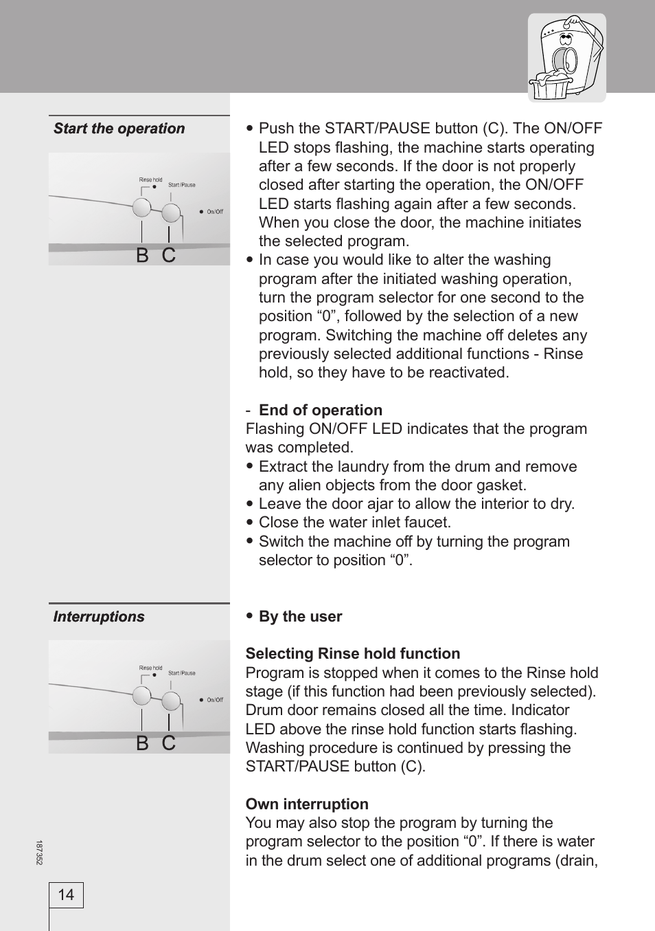 Smeg WM61121 User Manual | Page 14 / 26