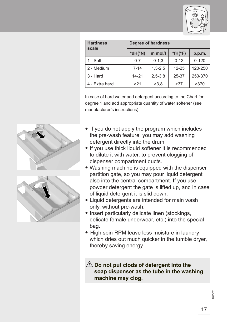 Smeg WM61121 User Manual | Page 17 / 26