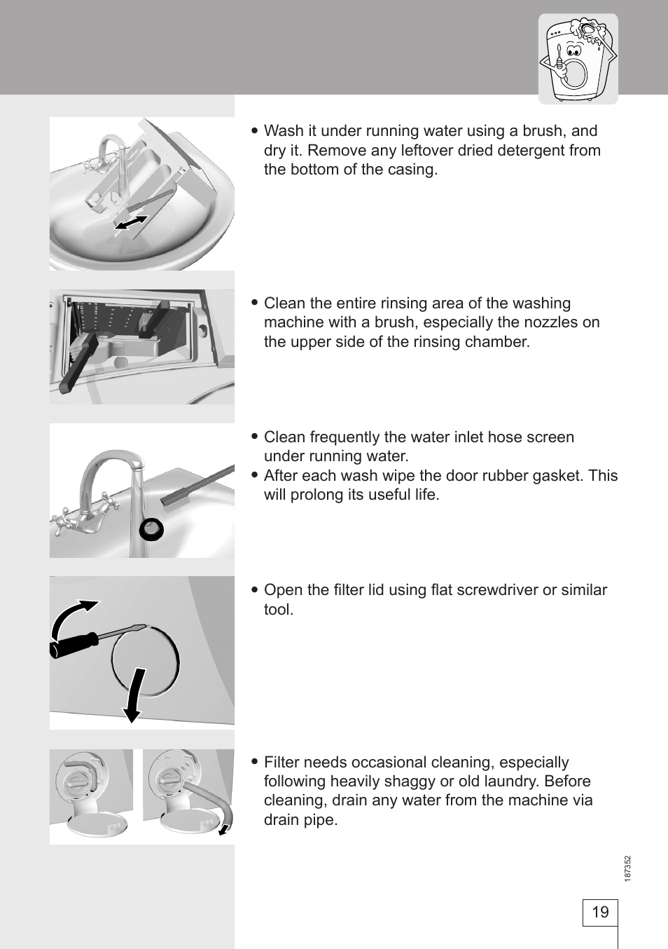 Smeg WM61121 User Manual | Page 19 / 26