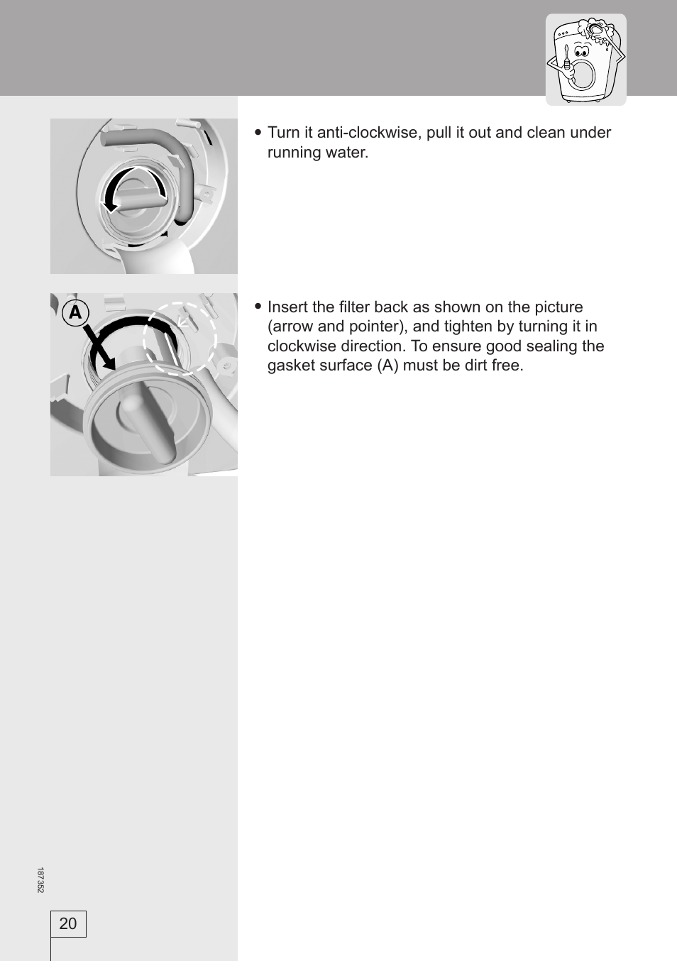 Smeg WM61121 User Manual | Page 20 / 26