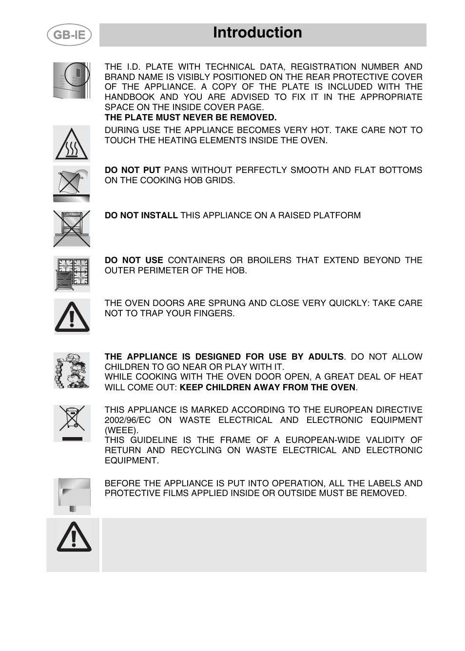 Introduction | Smeg A42-5 User Manual | Page 3 / 28