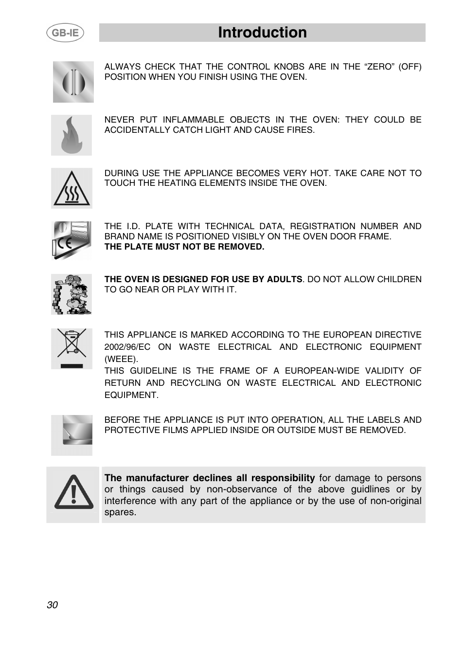Introduction | Smeg AP420X User Manual | Page 3 / 25