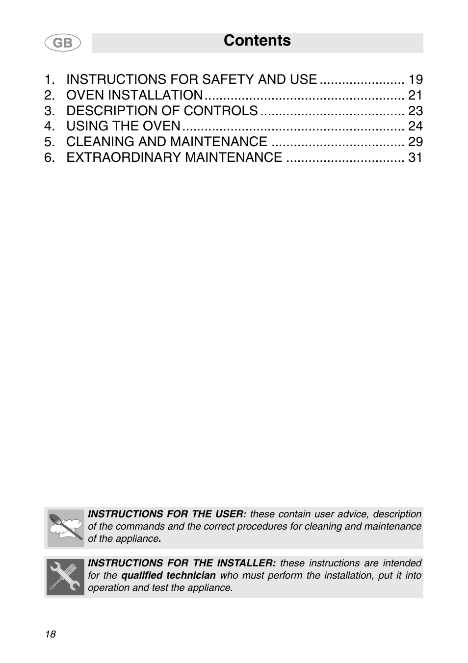 Smeg ALFA41XE2 User Manual | 15 pages