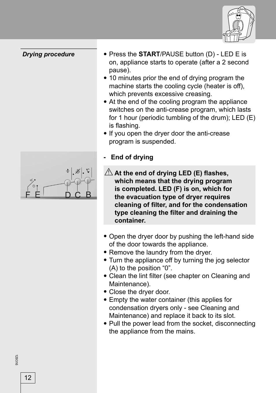 Smeg 129316 User Manual | Page 12 / 23