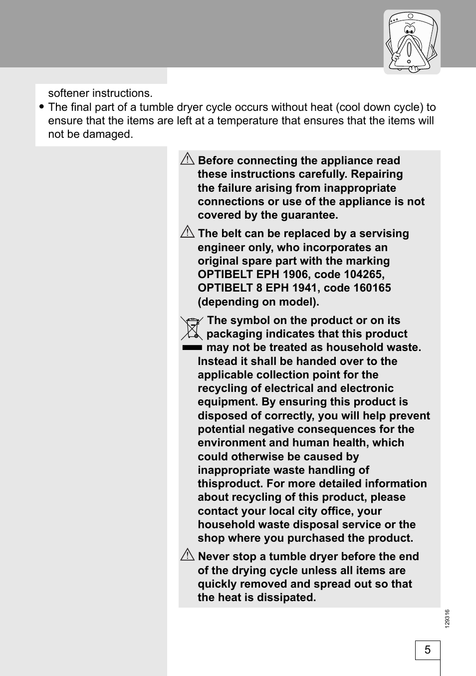 Smeg 129316 User Manual | Page 5 / 23