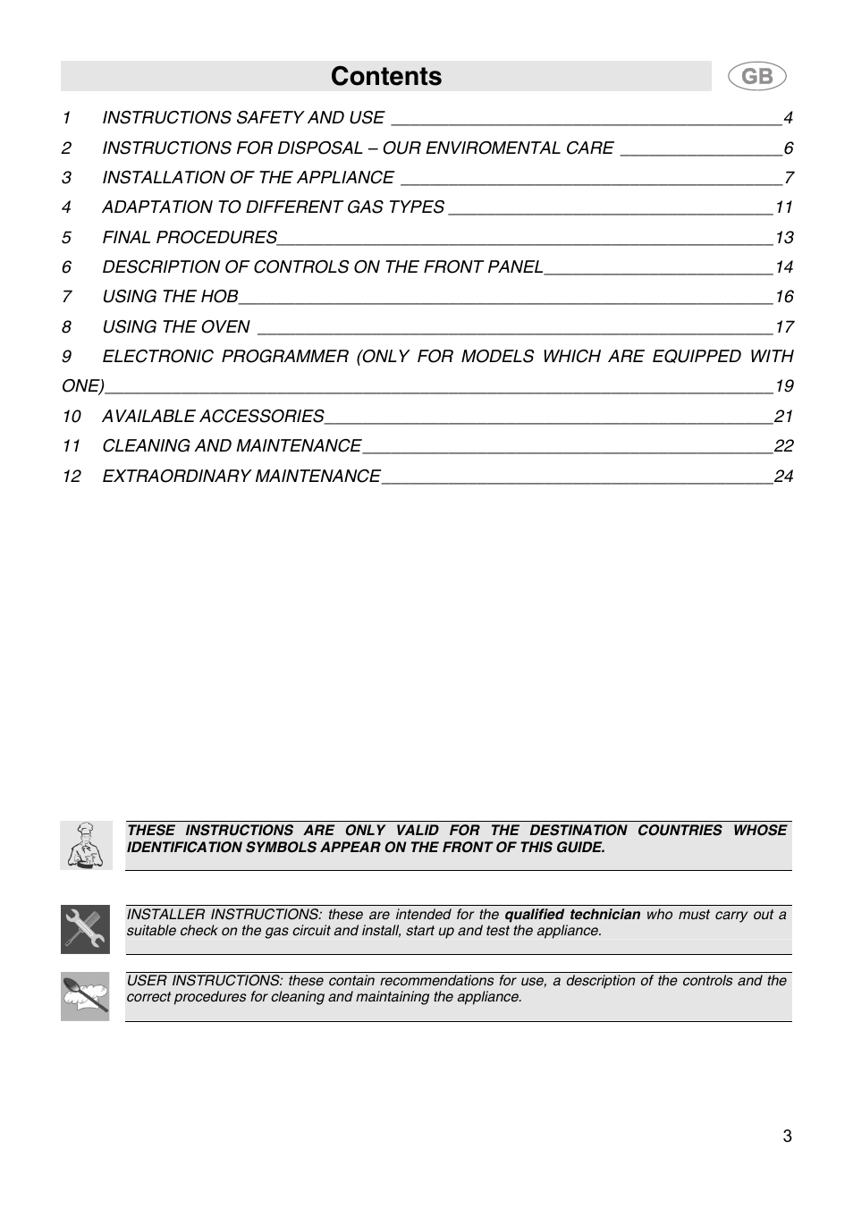 Smeg SA9058X User Manual | 24 pages