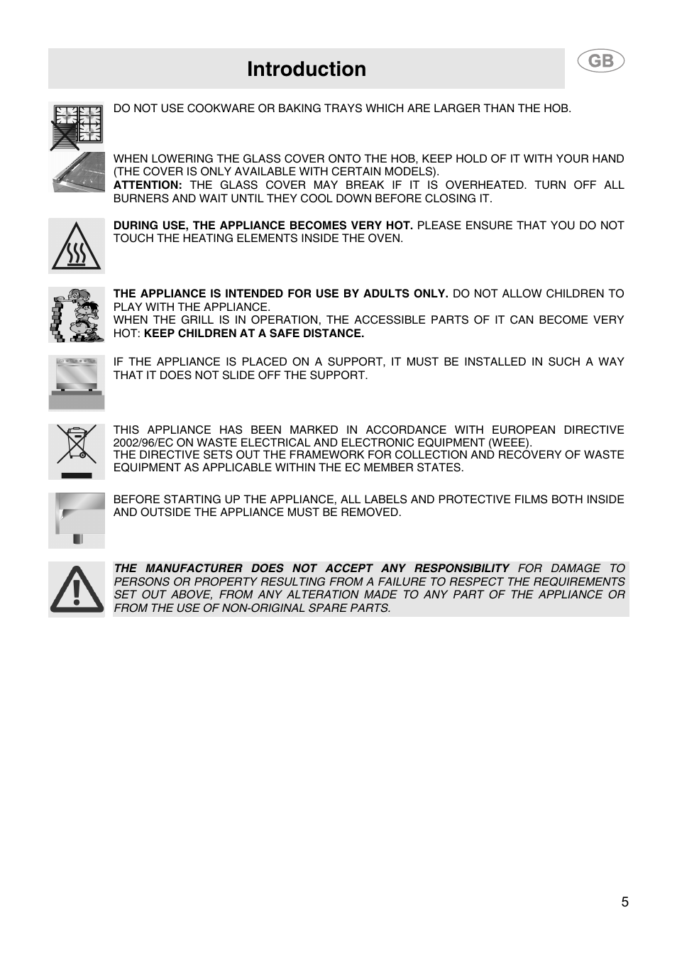 Introduction | Smeg SA9058X User Manual | Page 3 / 24