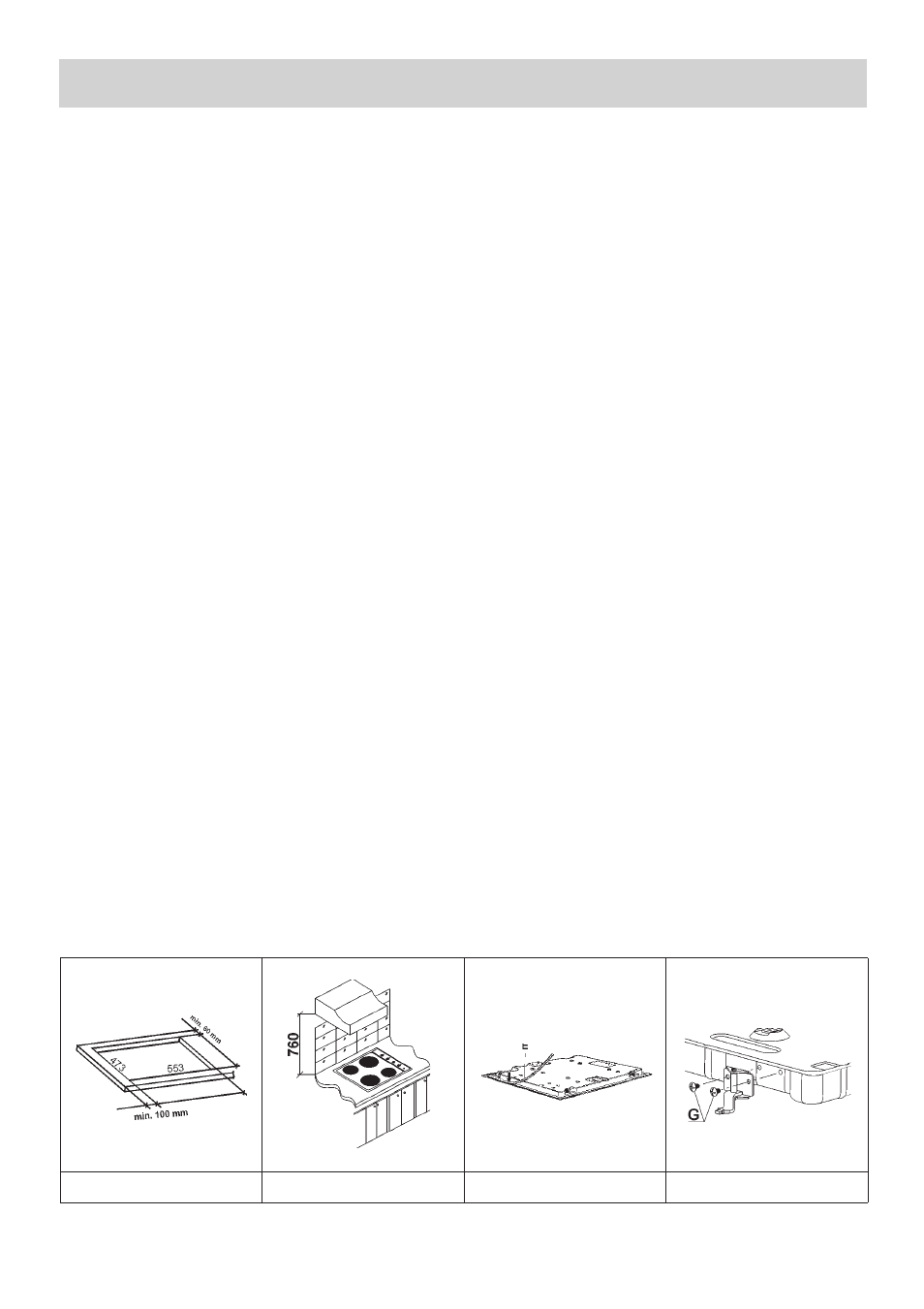 Installation, 4) installing the hot plate, 5) fixing the hot plate | Smeg Built-in Hob SE435XT User Manual | Page 6 / 12