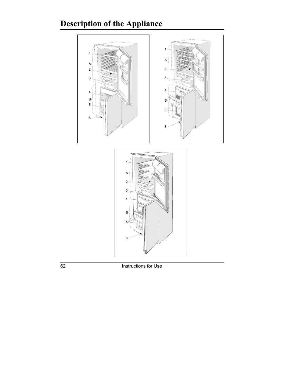 Description of the appliance | Smeg CR321A User Manual | Page 6 / 24