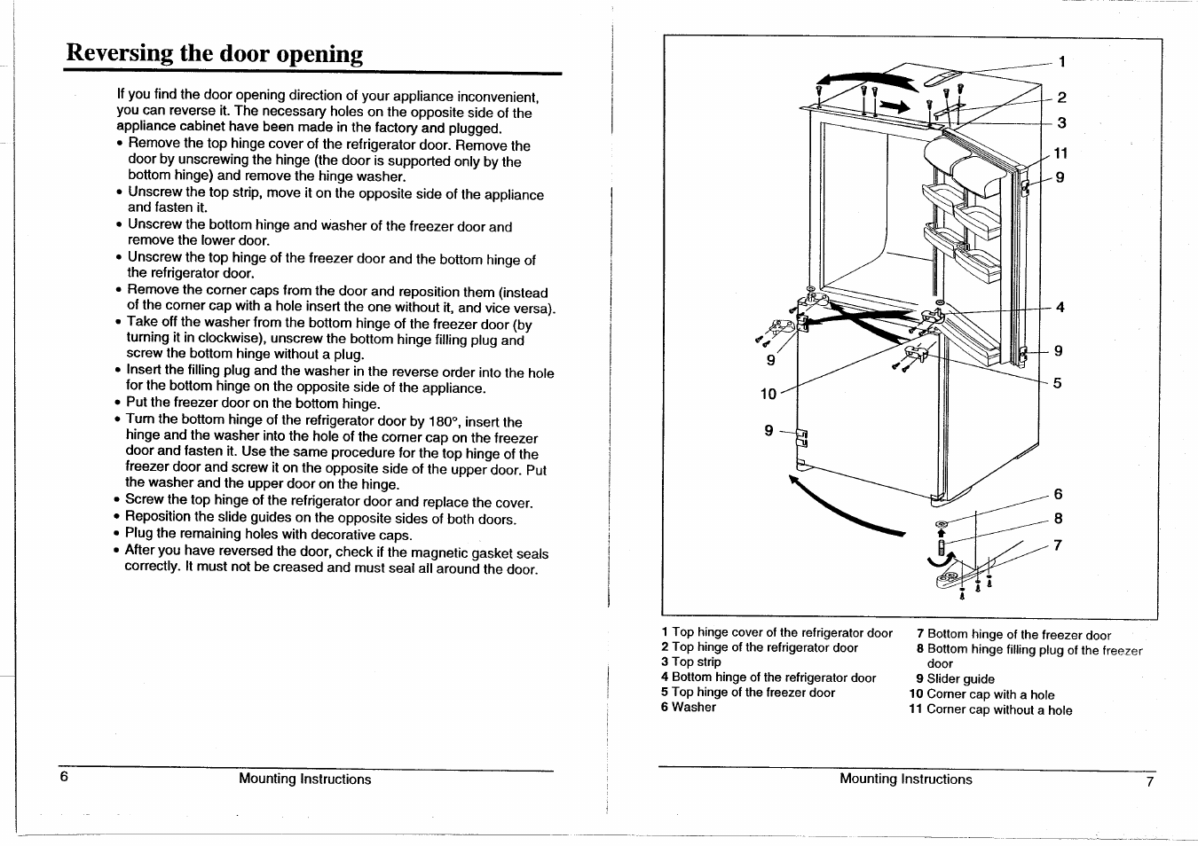 Smeg Integrated with Freezer CR320ASX User Manual | Page 21 / 22