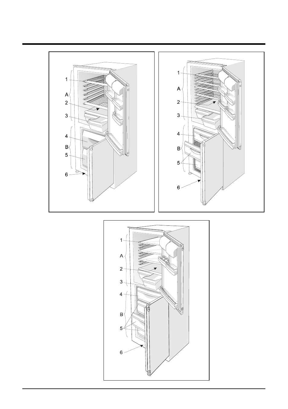 Description of the appliance | Smeg Integrated with Freezer CR320ASX User Manual | Page 6 / 22