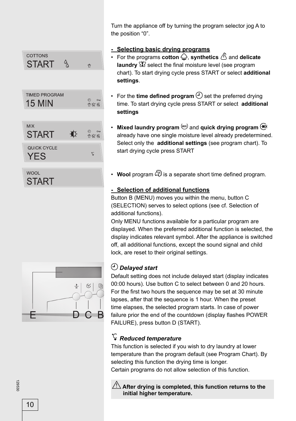 Smeg 129530 User Manual | Page 10 / 24