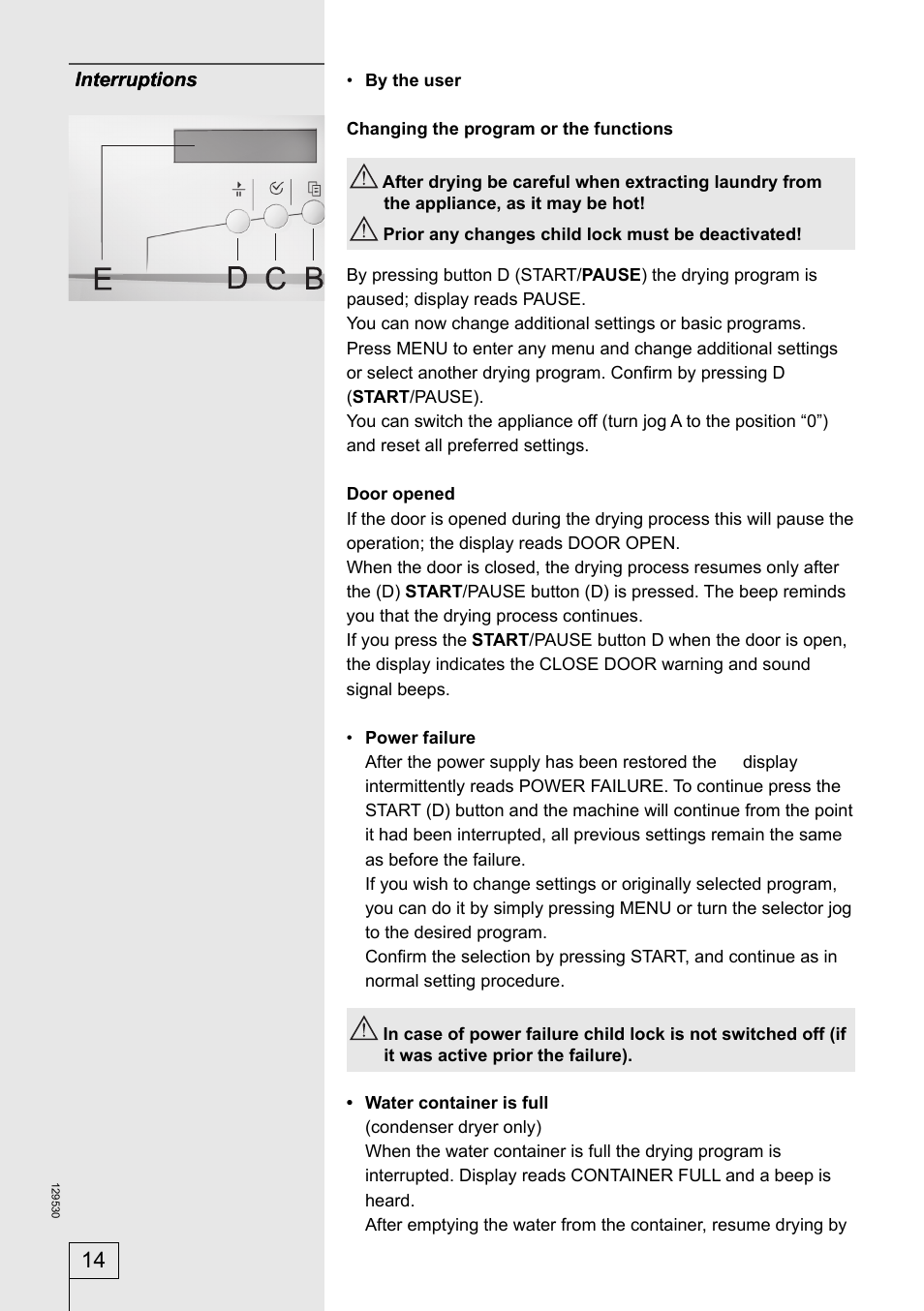 Smeg 129530 User Manual | Page 14 / 24