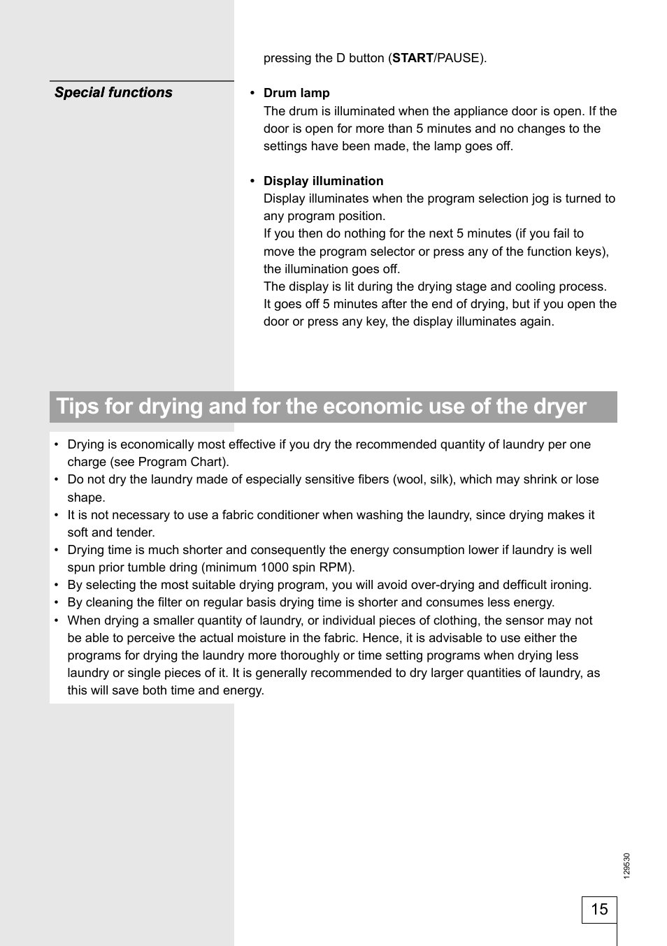 Smeg 129530 User Manual | Page 15 / 24